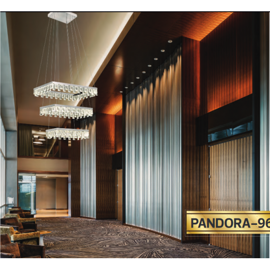LED полилей PANDORA 96W 4000K 6720Lm хром