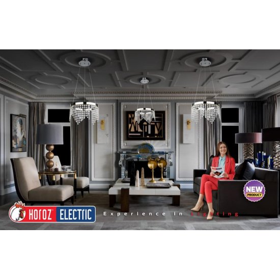 LED полилей ASTORIA 25W 4000K 1680Lm хром
