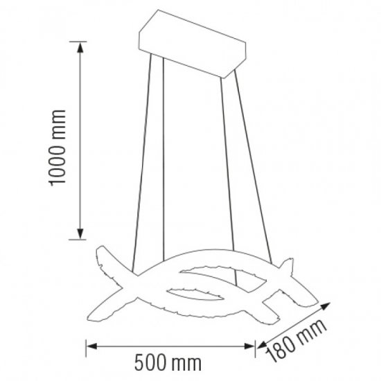 LED полилей AVIATOR 24W 4000K 1680Lm хром