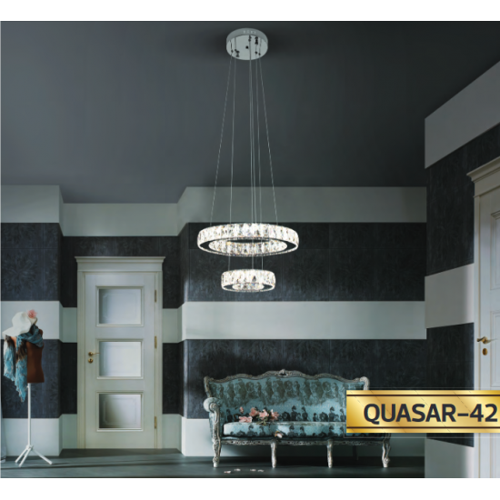 LED полилей QUASAR 42W 4000K 2940Lm хром