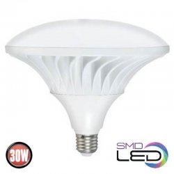 LED крушка UFO PRO 30W E27 6400K 3000Lm 