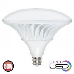 LED крушка UFO PRO 50W E27 6400K 5000Lm 