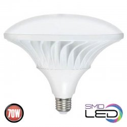 LED крушка UFO PRO 70W E27 6400K 7000Lm 