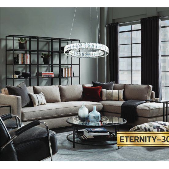 LED полилей ETERNITY 30W 4000K 2100Lm хром