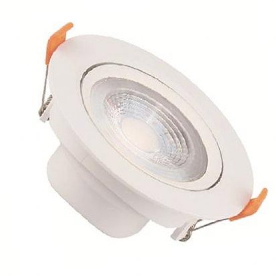 LED луна NORA 7W 6400К 520Lm подвижна бяла