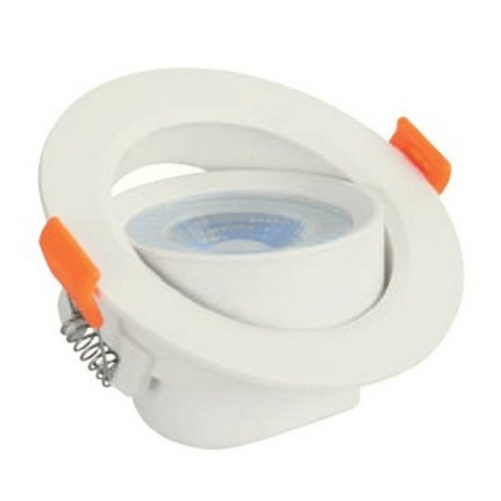 LED луна NORA 7W 6400К 520Lm подвижна бяла