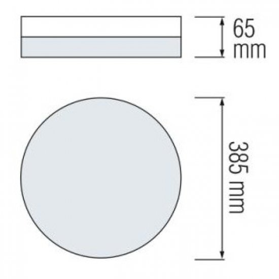 LED плафон PIXEL 36W 6400K 2700Lm IP20 бял Horoz