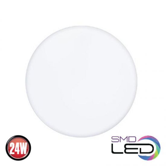 LED плафон ELECTRON 24W 6400K 1485Lm IP20 бял Horoz