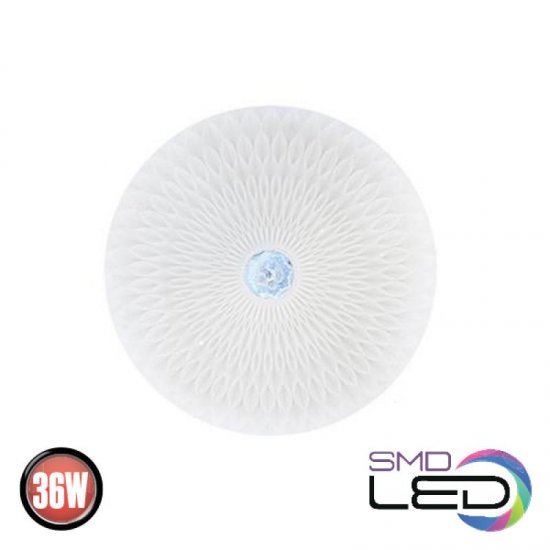 LED плафон RADIUS 36W 6400K 2700Lm IP20 бял Horoz