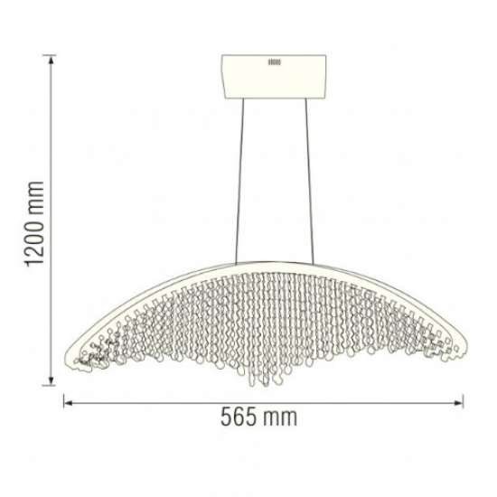 LED полилей VOYAGER 18W 4000K 1260Lm хром