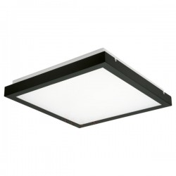 LED плафон с микровълнов сензор TYBIA 38W-NW-SE B 38W 4000K 3800Lm IP20 черен + бял Kanlux
