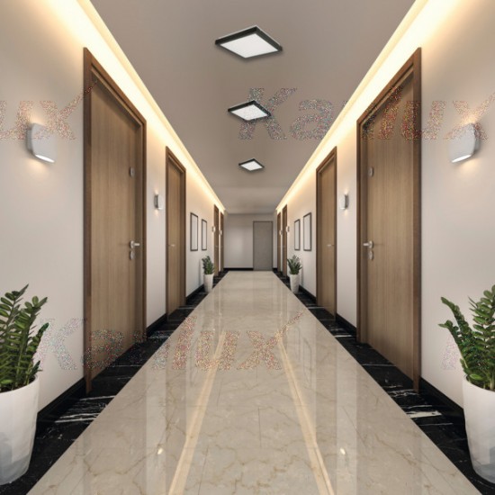 LED плафон TYBIA 38W 4000K 3800Lm IP20 черен + бял Kanlux