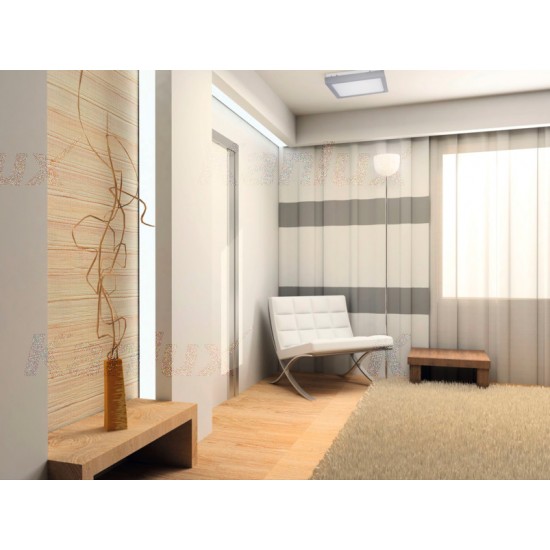 LED плафон TYBIA 38W 4000K 3800Lm IP20 сив + бял Kanlux