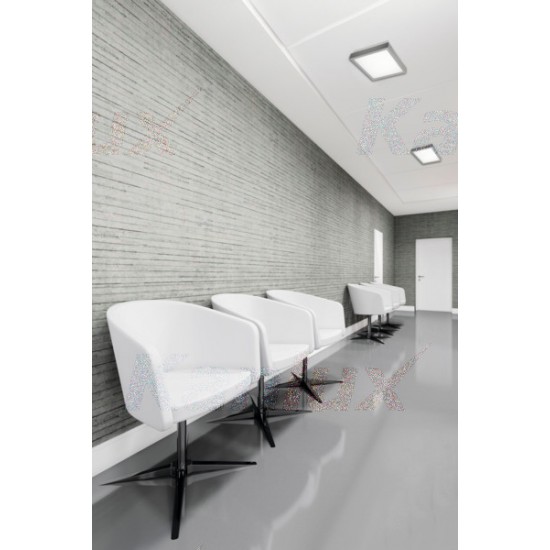 LED плафон TYBIA M 25W-NW GY 25W 4000K 2600Lm IP20 сив + бял Kanlux
