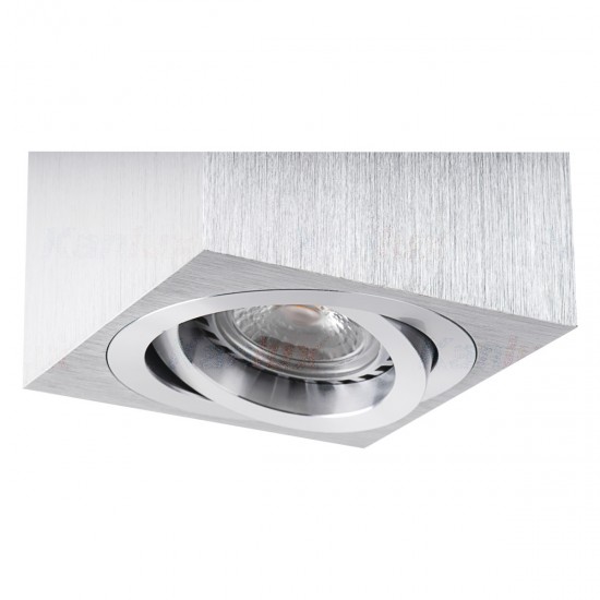 Луна за външен монтаж DUCE AL-DTL50 1хGU10 max 25W IP20 мат хром Kanlux