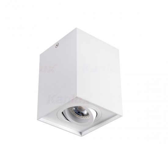 Луна за външен монтаж GORD DLP 50-W 1хGU10 max 25W IP20 бяло мат Kanlux