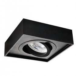 Луна за външен монтаж MINI GORD DLP-50-B GU10 или GU5.3 max 35W IP20 черно мат Kanlux