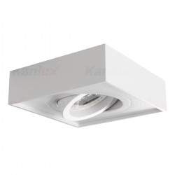 Луна за външен монтаж MINI GORD DLP-50-W GU10 или GU5.3 max 35W IP20 бяло мат Kanlux