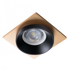 Луна SIMEN DSL B/B/G стационарна 1xGU5.3 или GU10 max 35W IP20 квадратна черно + златно Kanlux