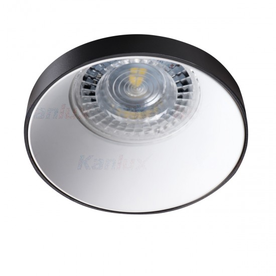 Луна SIMEN DSO B/W стационарна 1xGU5.3 или GU10 max 35W IP20 черно + бяло Kanlux