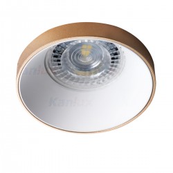 Луна SIMEN DSO G/W стационарна 1xGU5.3 или GU10 max 35W IP20 златно + бяло Kanlux