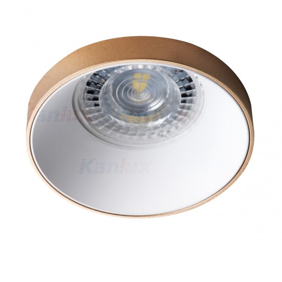 Луна SIMEN DSO G/W стационарна 1xGU5.3 или GU10 max 35W IP20 златно + бяло Kanlux