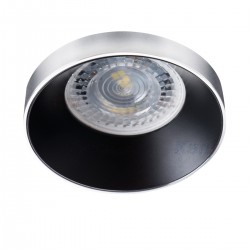 Луна SIMEN DSO SR/B стационарна 1xGU5.3 или GU10 max 35W IP20 сребристо + черно Kanlux
