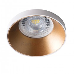 Луна SIMEN DSO W/G стационарна 1xGU5.3 или GU10 max 35W IP20 бяло + златно Kanlux