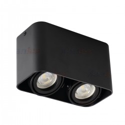 Луна за външен монтаж TOLEO DTL250-B 2хGU10 max 2х25W IP20 матово черно