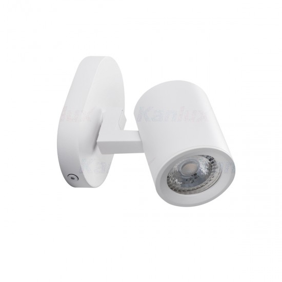 Спот LAURIN EL-1O W 1хGU10 max 1х35W IP20 бял