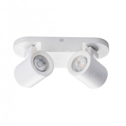 Спот LAURIN EL-21 W 2хGU10 max 2х35W IP20 бял