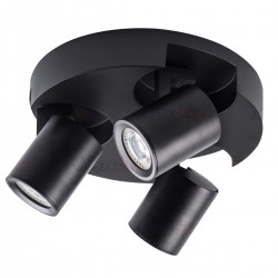Спот LAURIN EL-30 B 3хGU10 max 3х35W IP20 черен