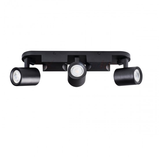 Спот LAURIN EL-31 B 3хGU10 max 3х35W IP20 черен