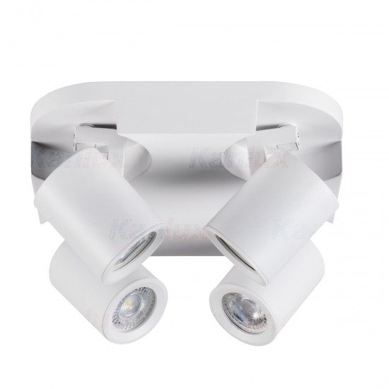 Спот LAURIN EL-40 W 4хGU10 max 4х35W IP20 бял