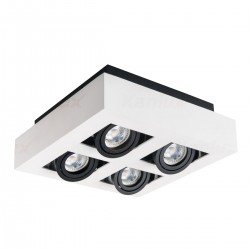 Луна за външен монтаж STOBI DLP 450-W 4хGU10 max 4x25W IP20 бяла Kanlux