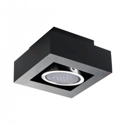 Луна за външен монтаж STOBI ES 50-B 1хGU10 max 25W IP20 черна Kanlux