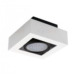Луна за външен монтаж STOBI ES 50-W 1хGU10 max 25W IP20 бяла Kanlux