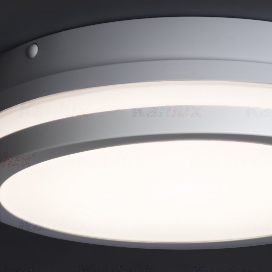 LED плафон влагозащитен BENO NW-O-W 18W 4000K 1550Lm IP54 бял Kanlux