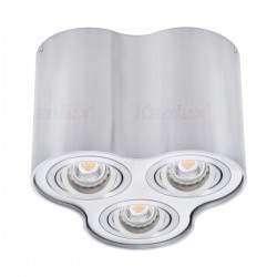 Луна за външен монтаж BORD DLP-350-AL 3хGU10 max 3х25W IP20 мат хром Kanlux
