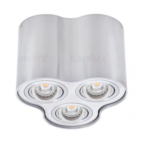 Луна за външен монтаж BORD DLP-350-AL 3хGU10 max 3х25W IP20 мат хром Kanlux