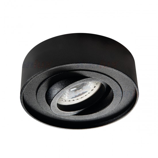 Луна за външен монтаж MINI BORD DLP-50-B GU10 или GU5.3 max 35W IP20 черен мат Kanlux