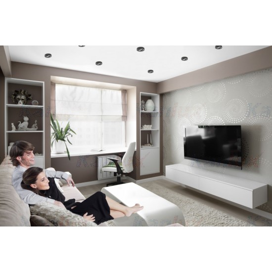 Луна за външен монтаж MINI BORD DLP-50-B GU10 или GU5.3 max 35W IP20 черен мат Kanlux