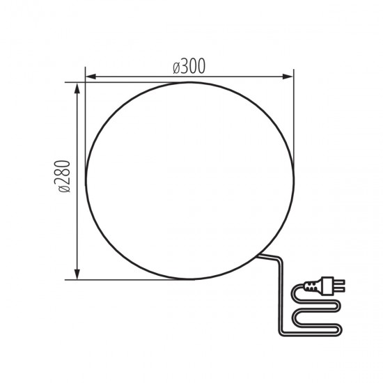 Градинско декоративно тяло STONO 30 IP65 E27 max 1x25W гранит Kanlux