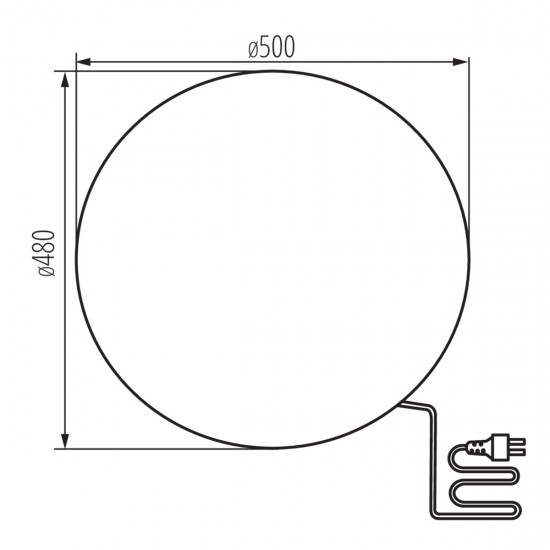 Градинско декоративно тяло STONO 50 IP65 E27 max 1x25W гранит Kanlux