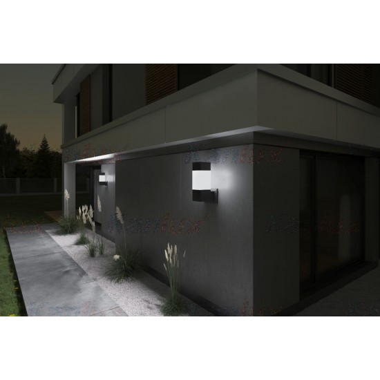 Градинско тяло INVO OP EL-53-L-GR IP54 E27 max 1x20W графит Kanlux