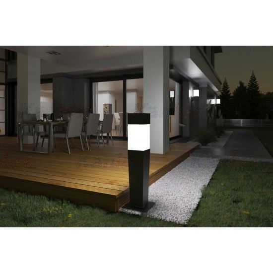 Градинско тяло INVO OP EL-53-L-GR IP54 E27 max 1x20W графит Kanlux