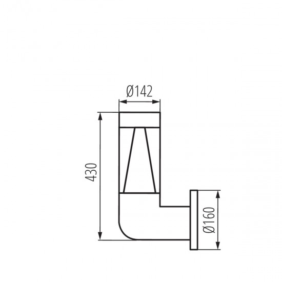 Градинско тяло INVO TR EL-53-O-GR IP54 3xGU10 max 3x3.5W графит Kanlux