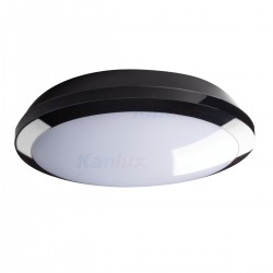 LED плафон влагозащитен DABA PRO NW-B 25W 4000K 2800Lm IP65 черен Kanlux