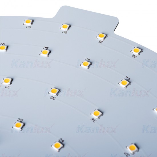 LED плафон влагозащитен DABA PRO NW-B 25W 4000K 2800Lm IP65 черен Kanlux