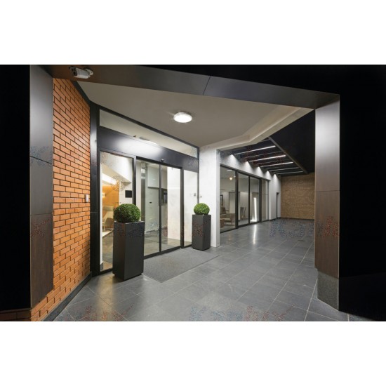 LED плафон със микровълнов сензор влагозащитен DABA PRO NW-SE-W 26W 4000K 2800Lm IP65 бял Kanlux